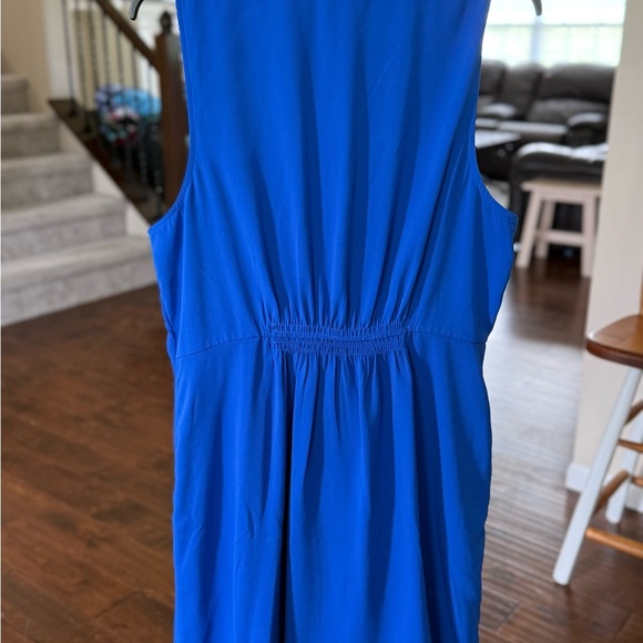 Nine West Blue Sleeveless Button-Down Dress. Sz XL - Picture 2 of 8